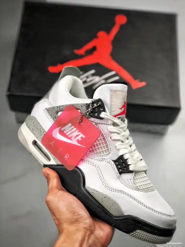 Reps LUCY (nike) Jordan OG Cement White 840606-192 4 Air 0516